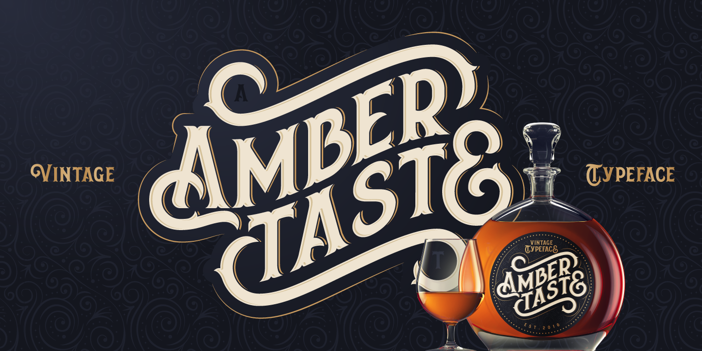 Przykładowa czcionka Amber Taste #1